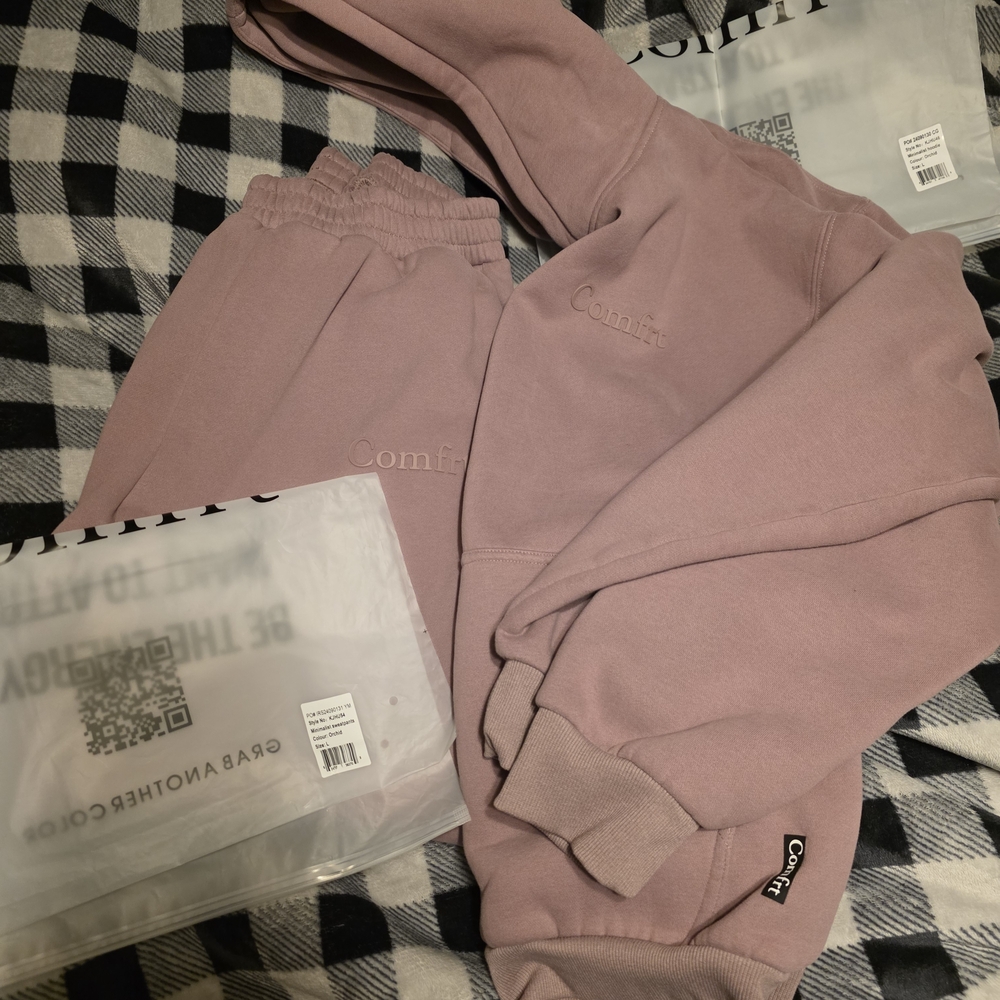Comfrt MAUVE LARGE NWT SET